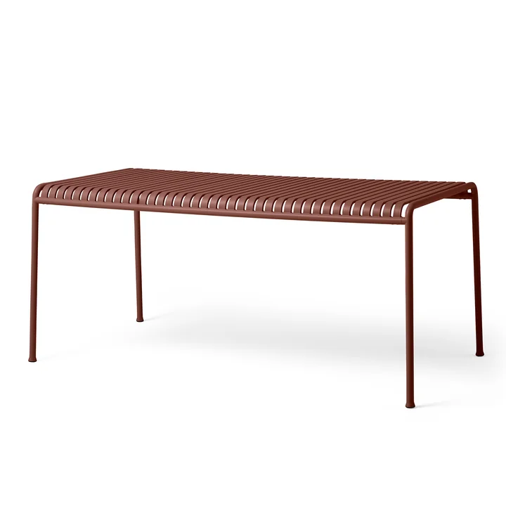 HAY - Palissade Tafel, rechthoekig, 170 x 90 cm, iron red