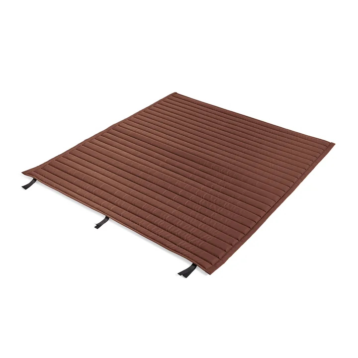 Palissade HAY - Gewatteerd kussen voor loungebank, ijzerrood