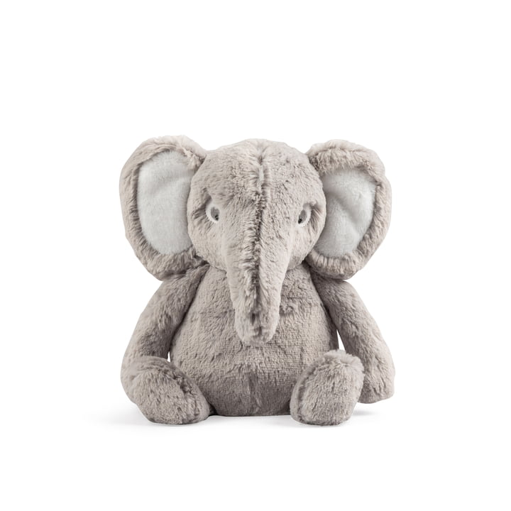 Zachte knuffel Finley de olifant, 22 cm, grijs van Sebra