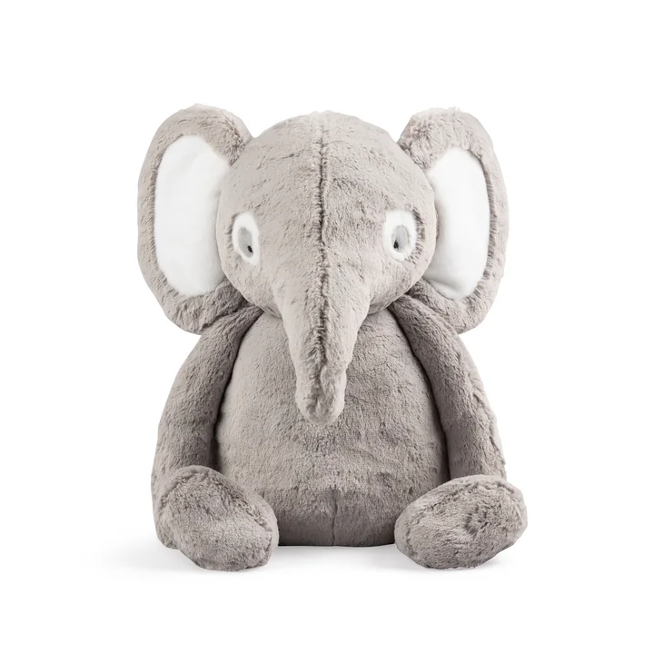 Zachte knuffel Finley de olifant, 38 cm, grijs van Sebra