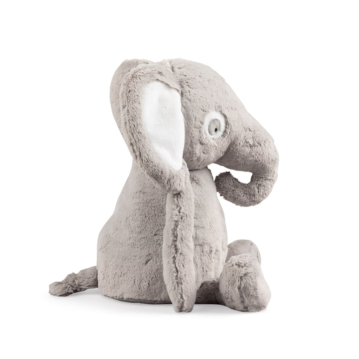 Zachte knuffel Finley de olifant, 38 cm, grijs van Sebra