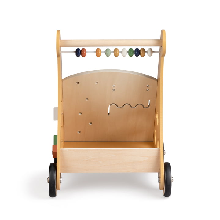 Loopstoeltje met activiteitenbord van hout, Wildlife by Sebra