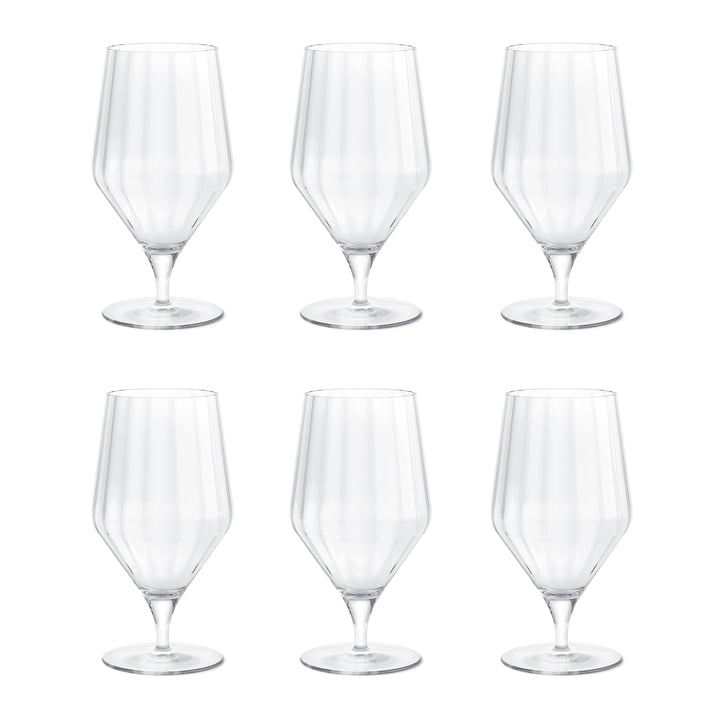 Bernadotte Bierglas, 450 ml (set van 6) van Georg Jensen