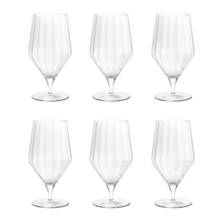 Bernadotte Bierglas, 450 ml (set van 6) van Georg Jensen