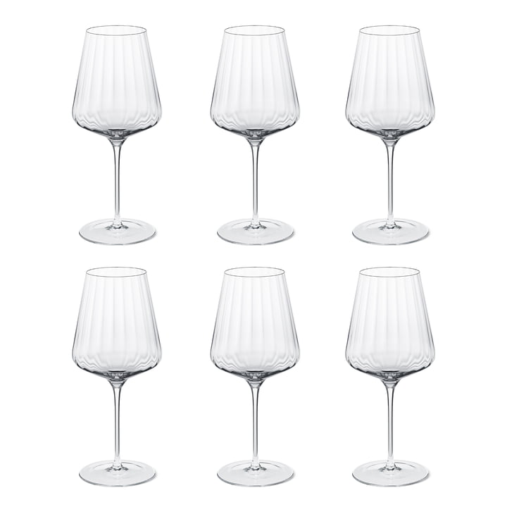 Bernadotte Rode wijnglas, 540 ml (set van 6) van Georg Jensen