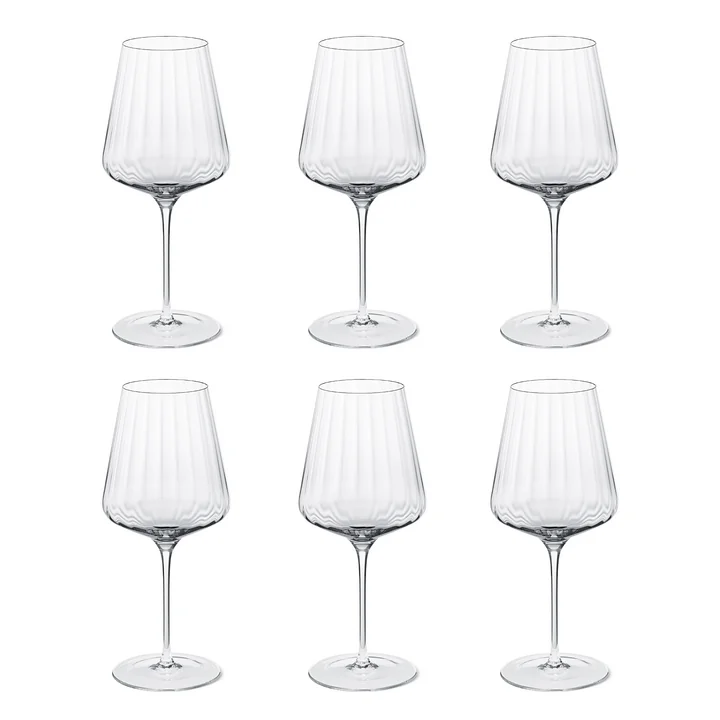 Bernadotte Rode wijnglas, 540 ml (set van 6) van Georg Jensen