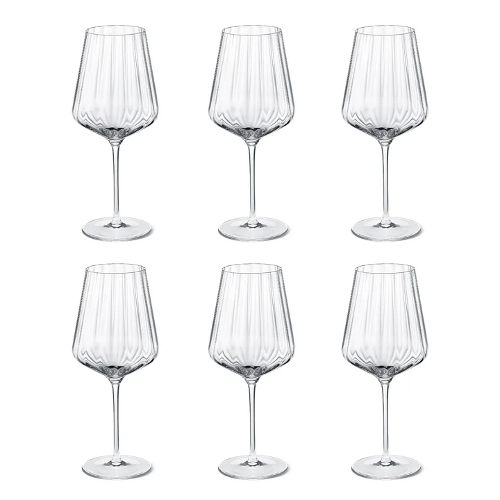 Bernadotte Witte wijnglas, 430 ml (set van 6) van Georg Jensen