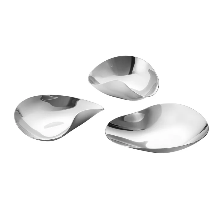 Indulgence Kommen, roestvrij staal (set van 3) by Georg Jensen
