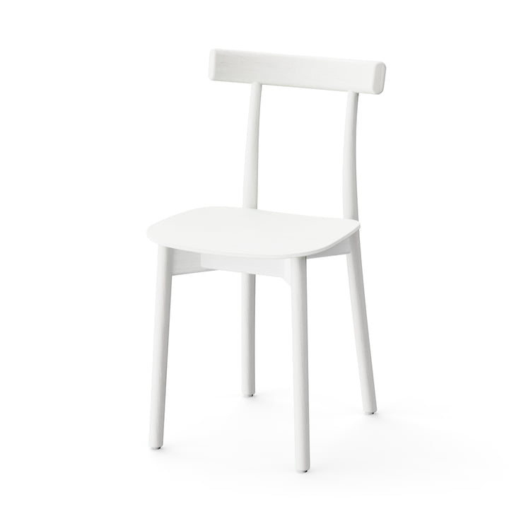 Skinny Wooden Chair in de uitvoering wit (RAL 9003)
