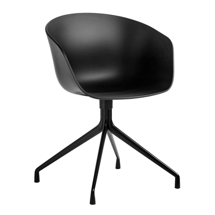 Hay - About A Chair AAC 20, Aluminium schwarz / zwart 2. 0