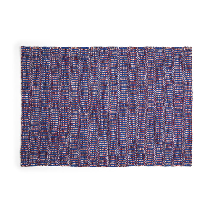 Radio Tapijt, 170 x 240 cm, rood/blauw van HAY