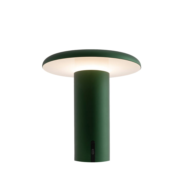 Takku Tafellamp LED, groen geanodiseerd van Artemide