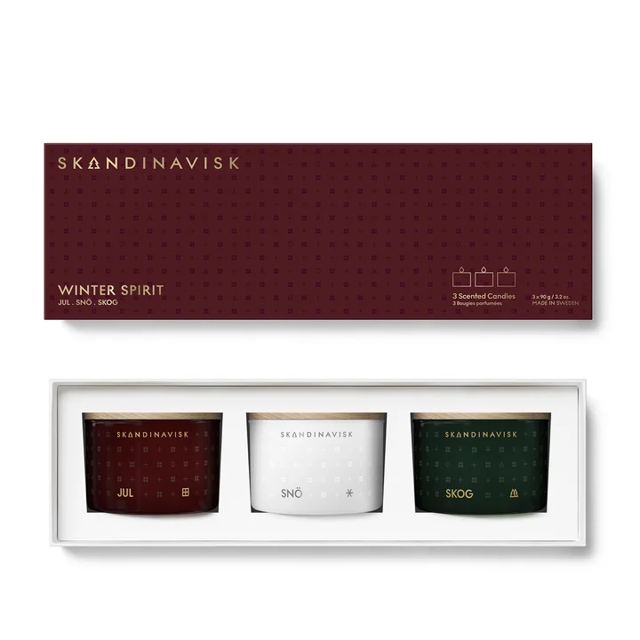 Mini Winter Spirit Kaars Set van 3 by Skandinavisk