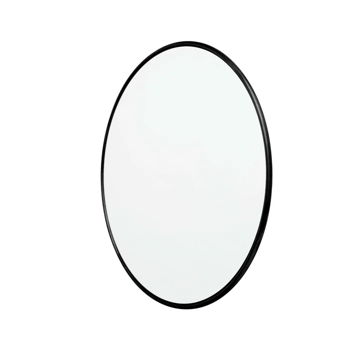 Muubs - Copenhagen Wandspiegel rond Ø 80 cm, zwart