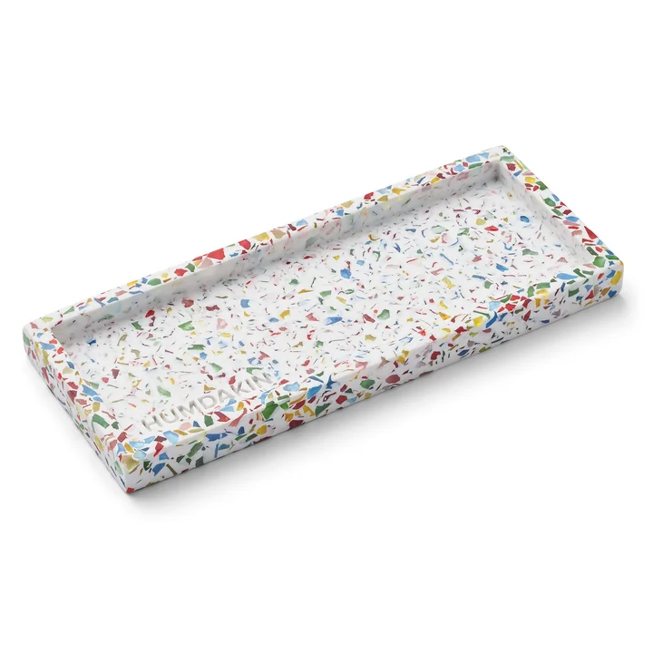 Terrazzo Dienblad, 10 x 25 cm, regenboog van Humdakin