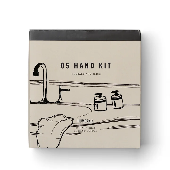 Handverzorgingsset, Handzeep en Handlotion 2 x 300 ml, Rabarber en Berk van Humdakin