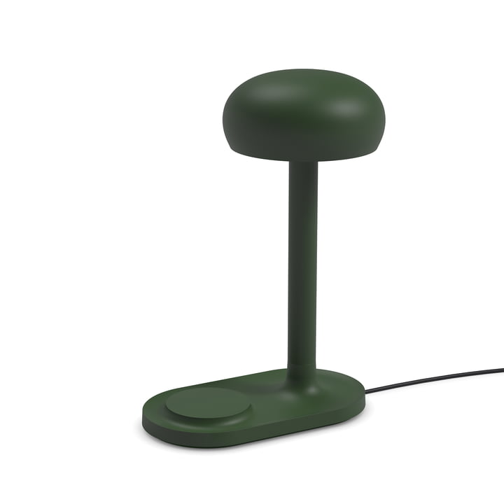 Eva Solo - Emendo LED tafellamp met draadloze Qi-oplader, smaragdgroen