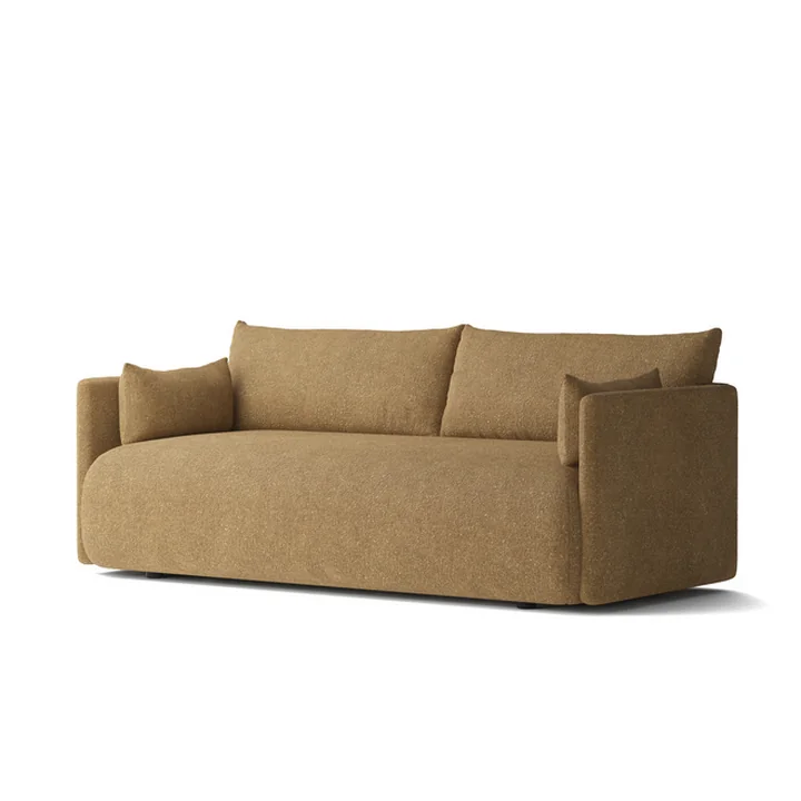 Audo - Offset Sofa , 2-zits, goud ( Audo Bouclé 06)