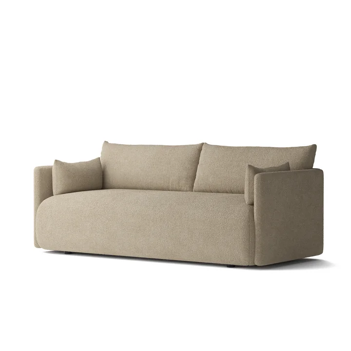 Audo - Offset Sofa , 2-zitter, beige ( Audo Bouclé 02)