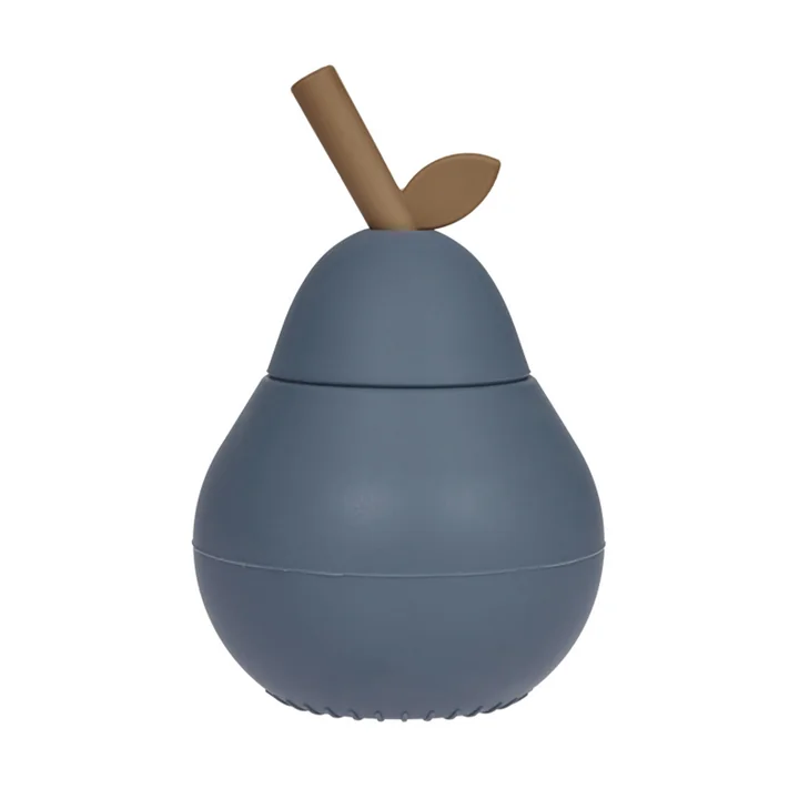 OYOY - Perenbeker met rietje, blauw