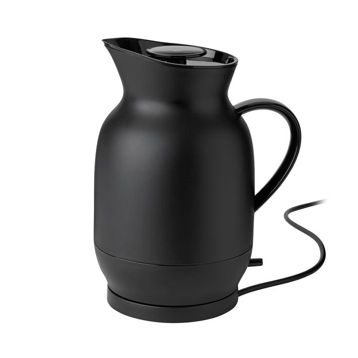 Stelton - Amphora Waterkoker, 1. 2l, zacht zwart
