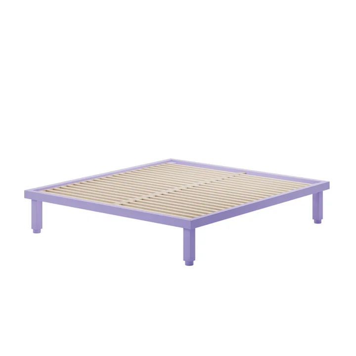 OUT Objekte unserer Tage - Kaya Bed Large, 180 x 200 cm, lila