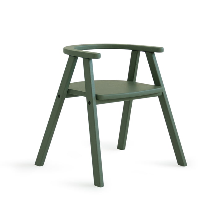 Nobodinoz - Growing Green Kinderstoel, 45 x 39 x 46 cm, deep green