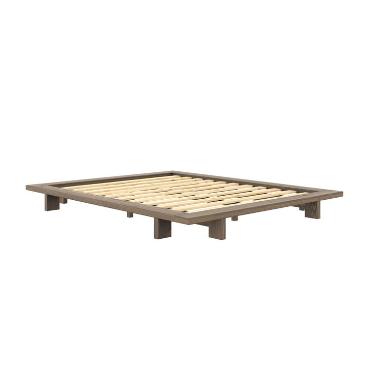 Karup Design - Bed Japan 160 x 200 cm, grenen johannesbroodbruin