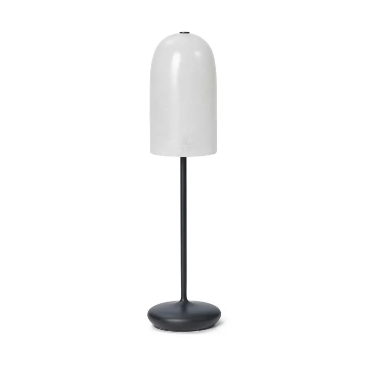 Ferm Living - Gry LED Batterij Tafellamp, zwart / doorschijnend