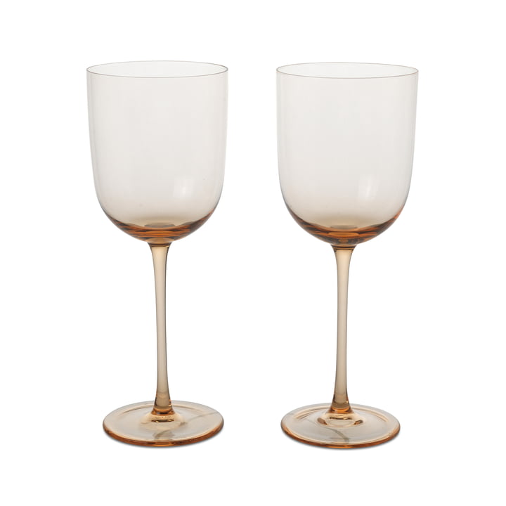 Host Rood wijnglas, blush (set van 2) van ferm Living