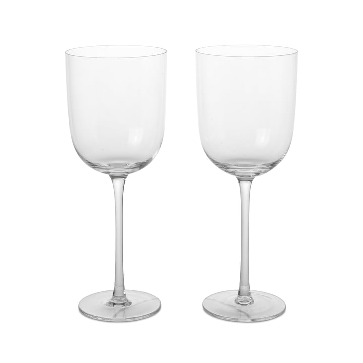 Host Rood wijnglas, helder (set van 2) by ferm Living