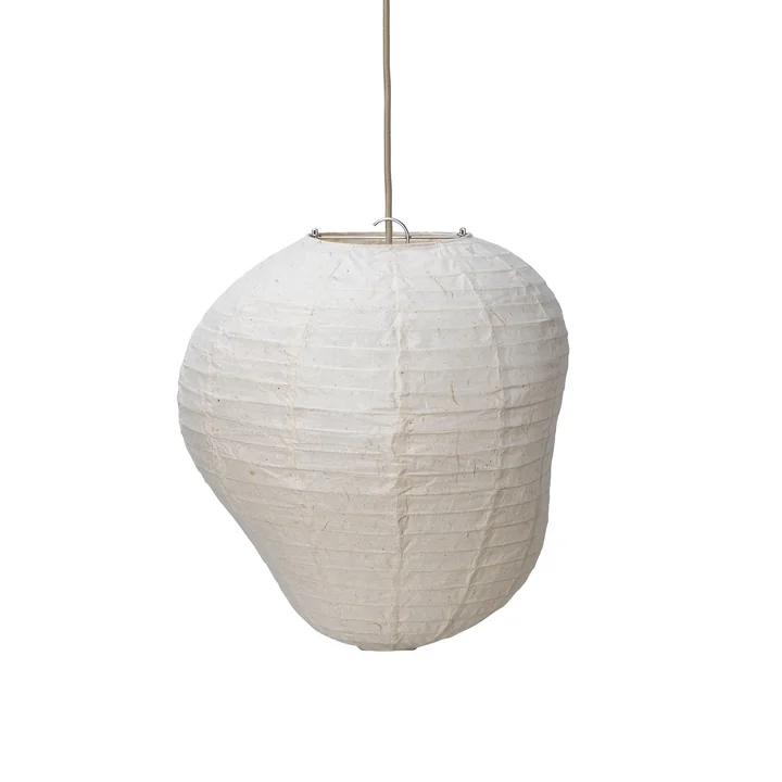 Kurbis Lampenkap, H 40 x Ø 38 cm, natuur by Ferm Living