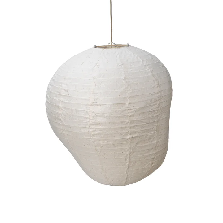 Kurbis Lampenkap, H 60 x Ø 57 cm, natuur by Ferm Living