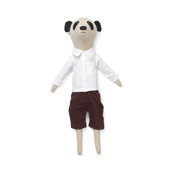 Panda knuffel, Natuur by Ferm Living