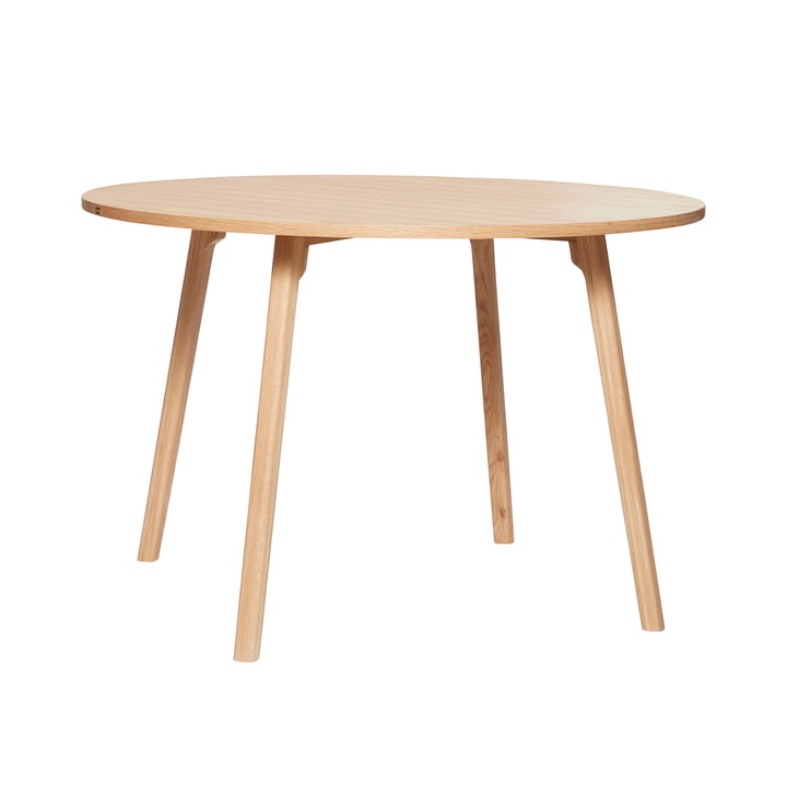 Hübsch Interior - Ground Eettafel, Ø 115 cm, eiken