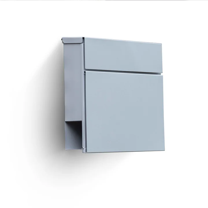 Brievenbus Letterman VI, zilver van Radius Design