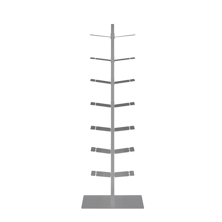 Booksbaum Grote staande plank, dubbel zilver van Radius Design