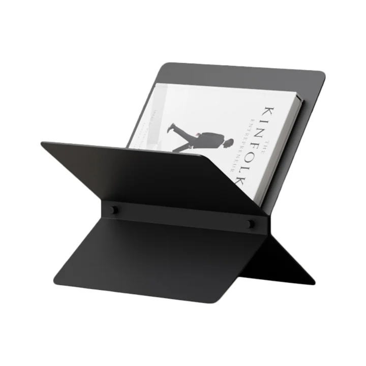 Tijdschriftenrek, zwart van Nichba Design