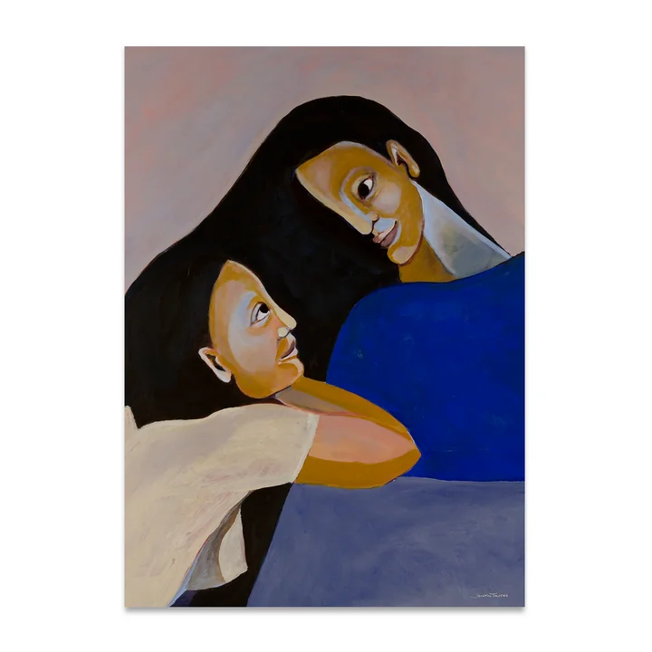 Sisters II Poster van Paper Collective