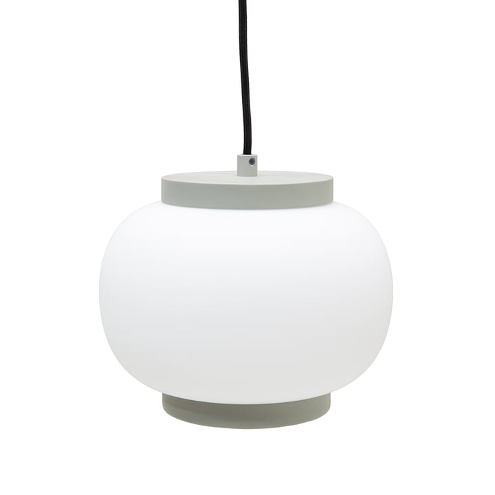 Nuuck - Finn Hanglamp Ø 22 cm, opaal wit/grijs