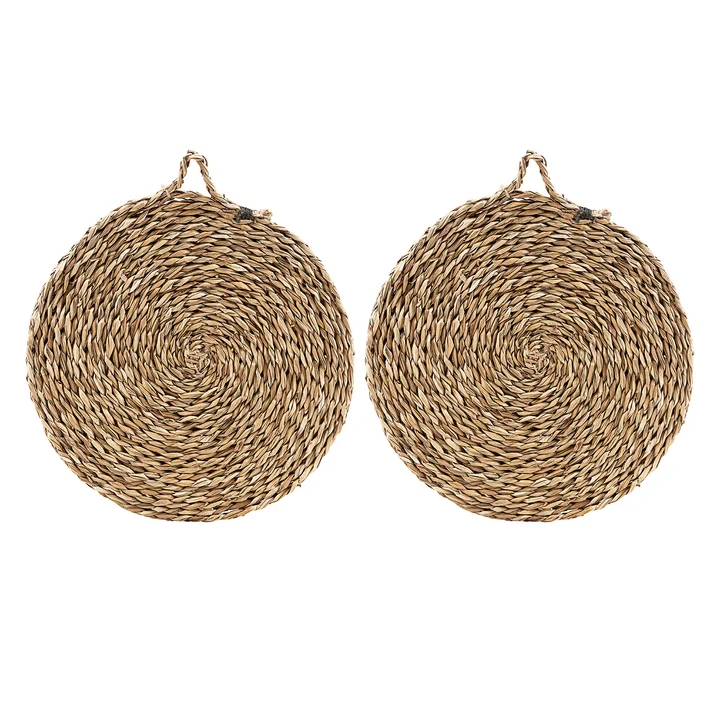 Acain Placemat Ø 29 cm, naturel (set van 2) van Nicolas Vahé