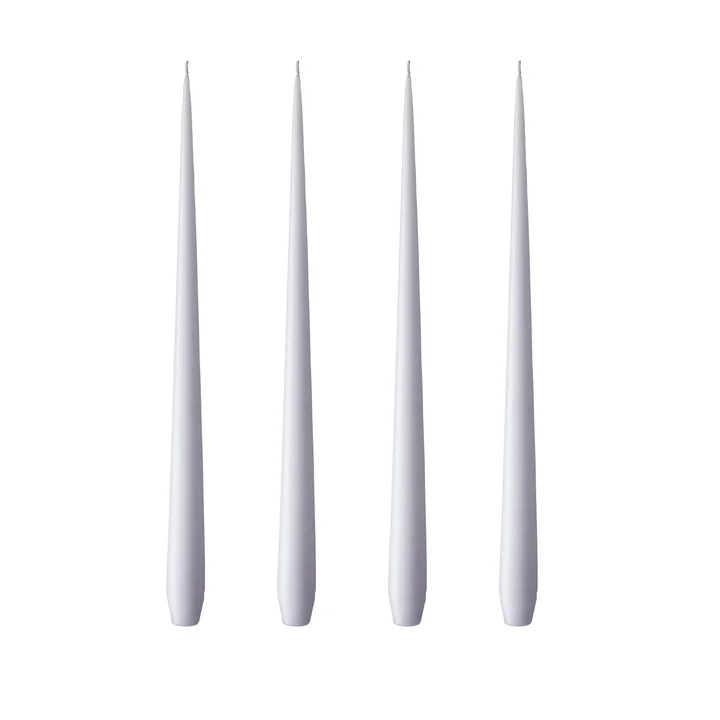 ester & erik - draadkaars, 24 cm, nr. 12, luchtig paars / mat (set van 4)