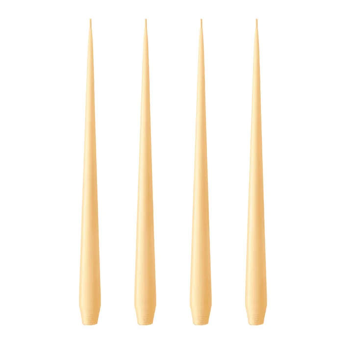 ester & erik - zweepkaars, 32 cm, nr. 04, zonnegloed / mat (set van 4)