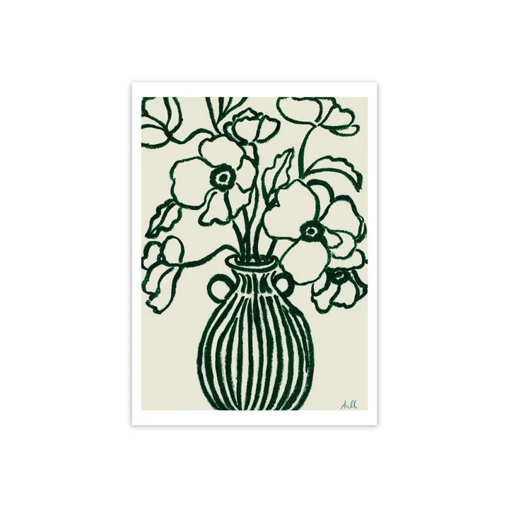 The Poster Club - Poppy Studies III van Anine Cecilie Iversen, 40 x 50 cm