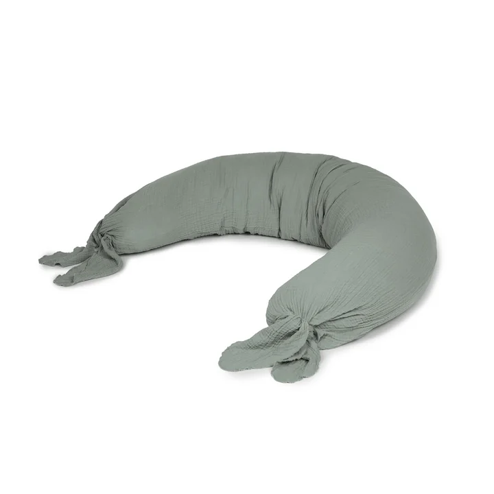 Wabi Sabi Hoofdkussen bij het slapen gaan, 225 x 35 cm, azuurblauw van Nobodinoz