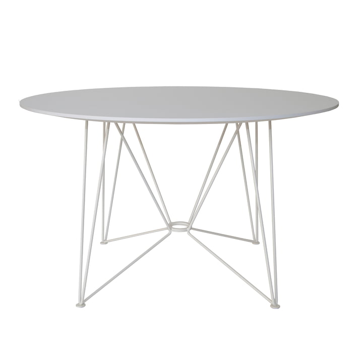 The Ring Table, H 74 x Ø 120 cm, HPL wit van Acapulco Design