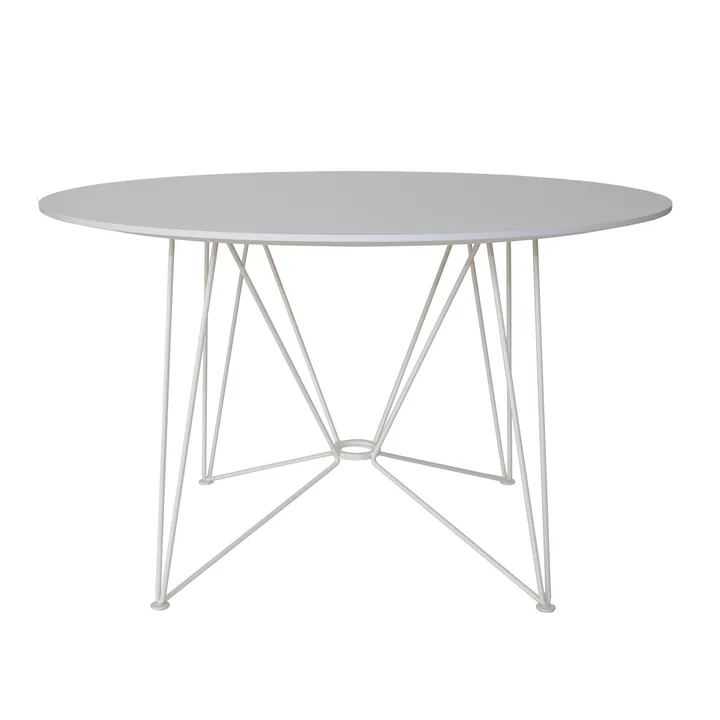 The Ring Table, H 74 x Ø 120 cm, HPL wit van Acapulco Design