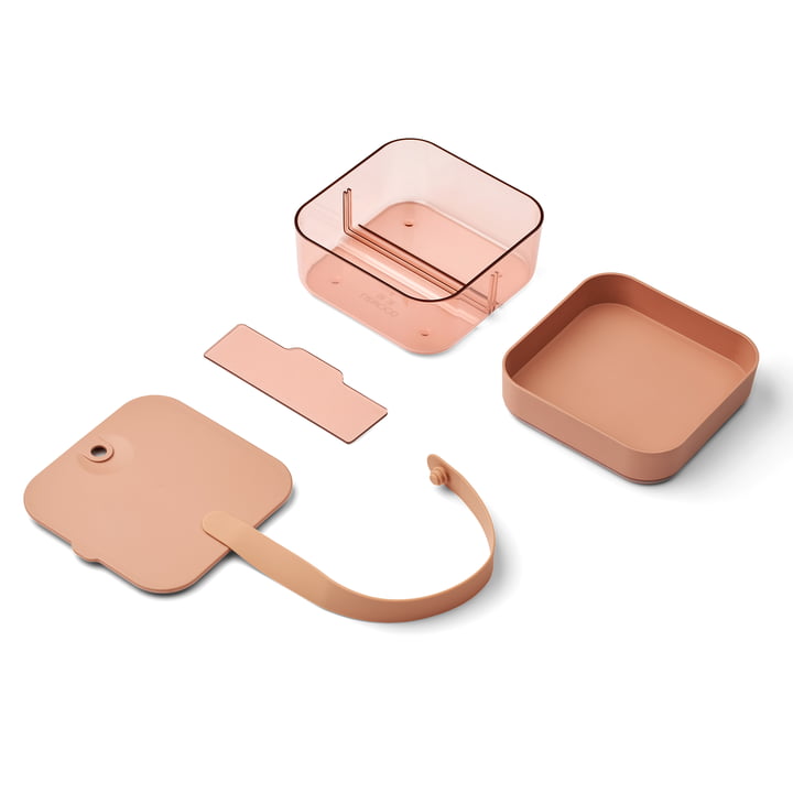 Amandine Bento Box, toscane roos / stoffige framboos van LIEWOOD