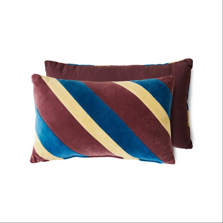 Striped Fluwelen kussens van HKliving