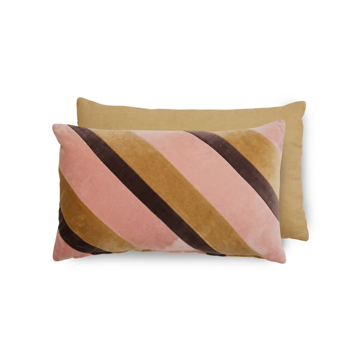 Striped Fluwelen kussens van HKliving